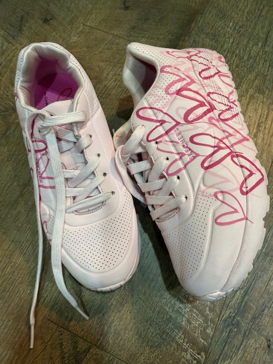 Skechers Shoes - Skechers Pink and White Women's Athletic Sneakers